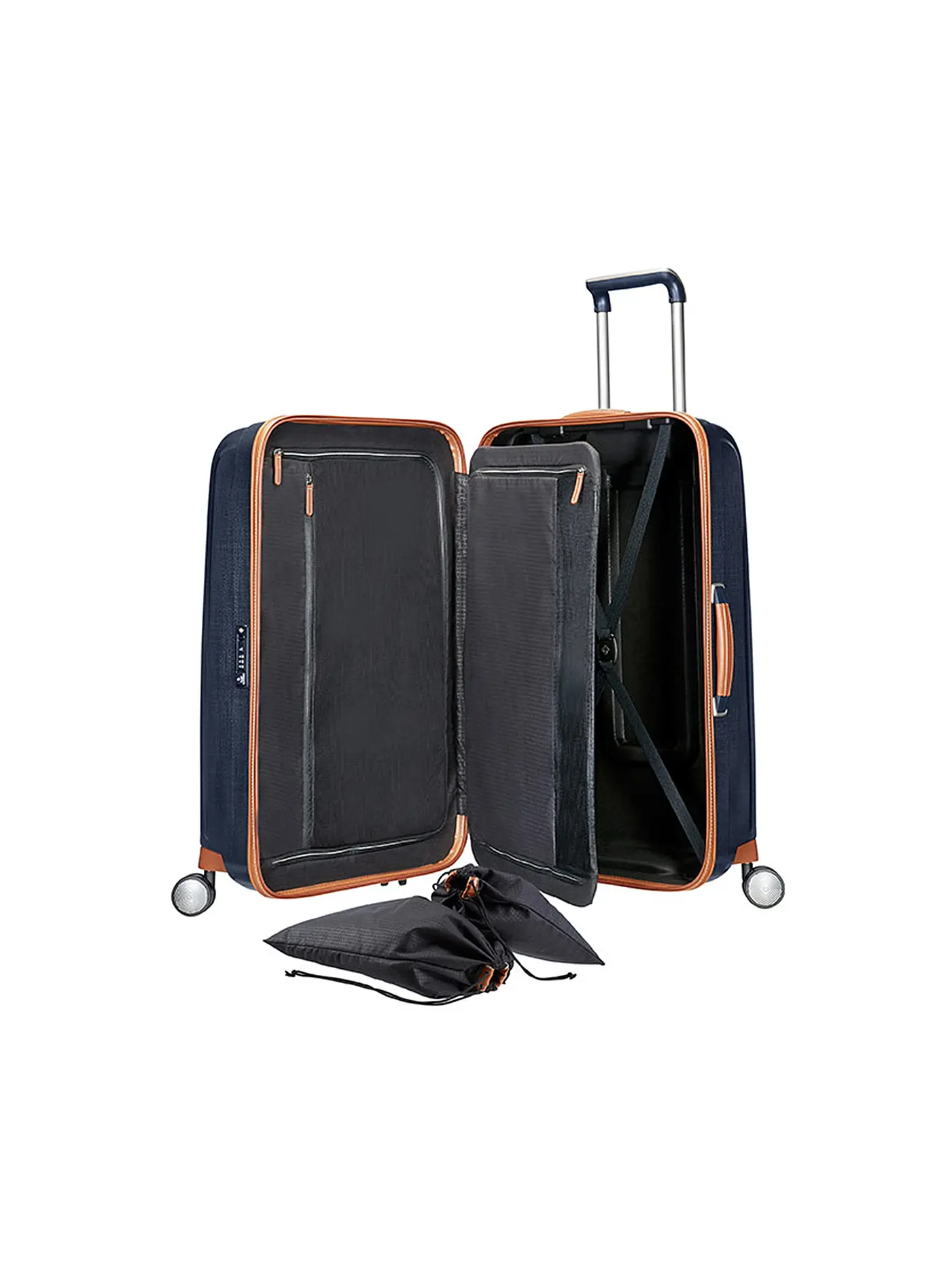 SAMSONITE | Trolley LITE-CUBE DLX SPINNER 55cm (61242 1549 Midnight Blue) | 